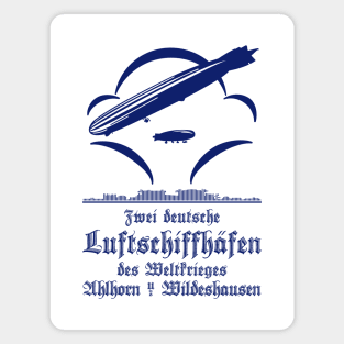 German Zeppelins 1926 Airships Flying WW1 Lovers Gift Magnet